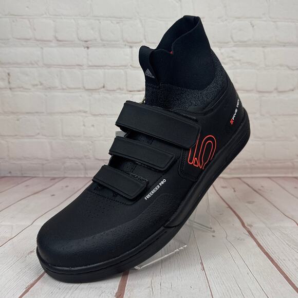 Adidas Five Ten FreeRider Pro Mid Mountain Bike Black Shoes Mens Sz 10 (H02024) - Picture 3 of 11